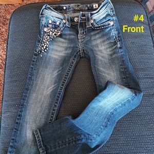 Miss Me girls size 8 jeans like new!!